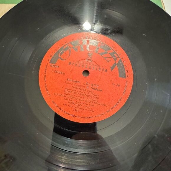 Polskie Nagrania Warszawa Ensemble, „SLASK" Imported Folk 10” Vinyl Record 1956 - Picture 7 of 8